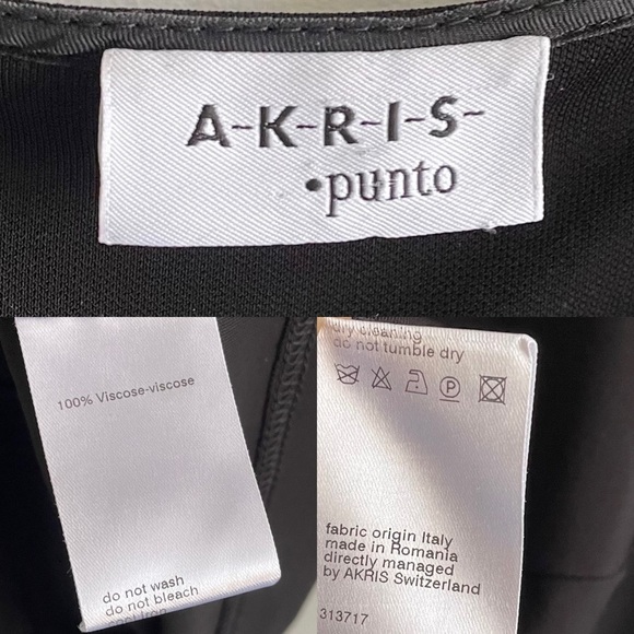 AKRIS Punto Sleeveless Blouse Tank Top Black 6 - Picture 5 of 6